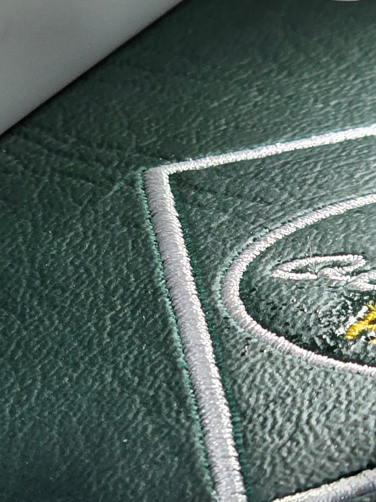 Sac de dépôt vert/Sac d'argent